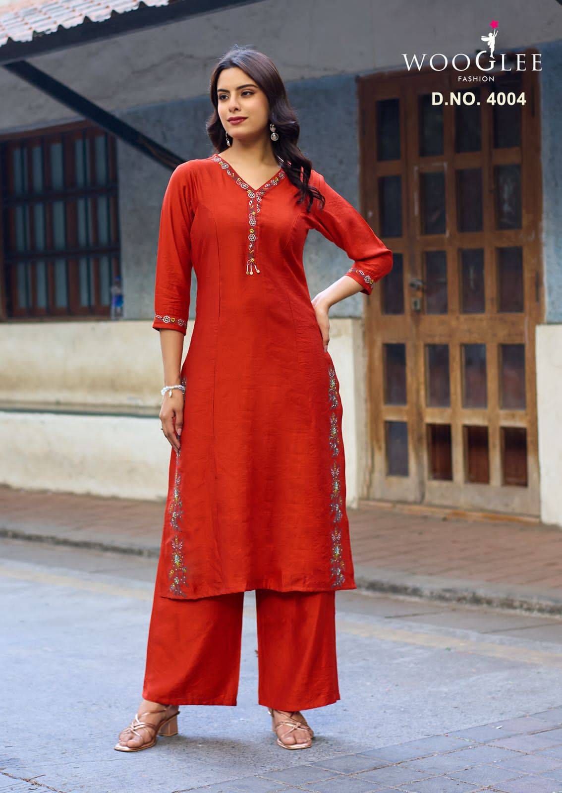  Rahima By WOOGLEE 4001 To 4006 Series Beautiful Festive Suits Colourful Stylish Viscose Weaving readymade dresses At Wholesale Price